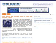 Tablet Screenshot of hyper-capacitor.com